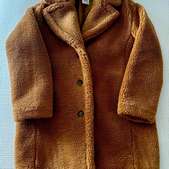 Cozy Brown teddy over size women jacket - Picture 1 of 3